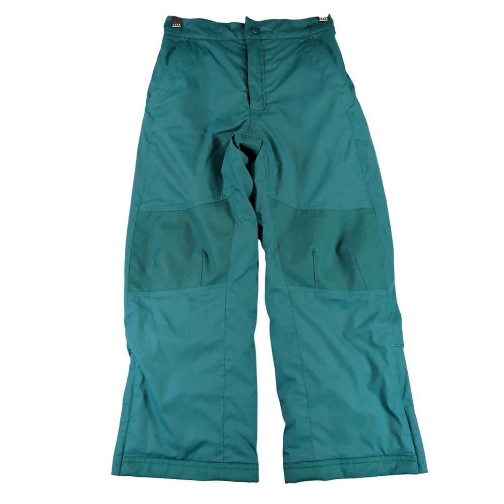 LL Bean Cold Buster Snow Pants Kids Teal Green Insulated Reinforced 6X-7 289102
